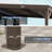 Patio Gazebo Lean to Wall Mounted Pergola with Sloping Galvanized Steel Roof-119304846-113196379