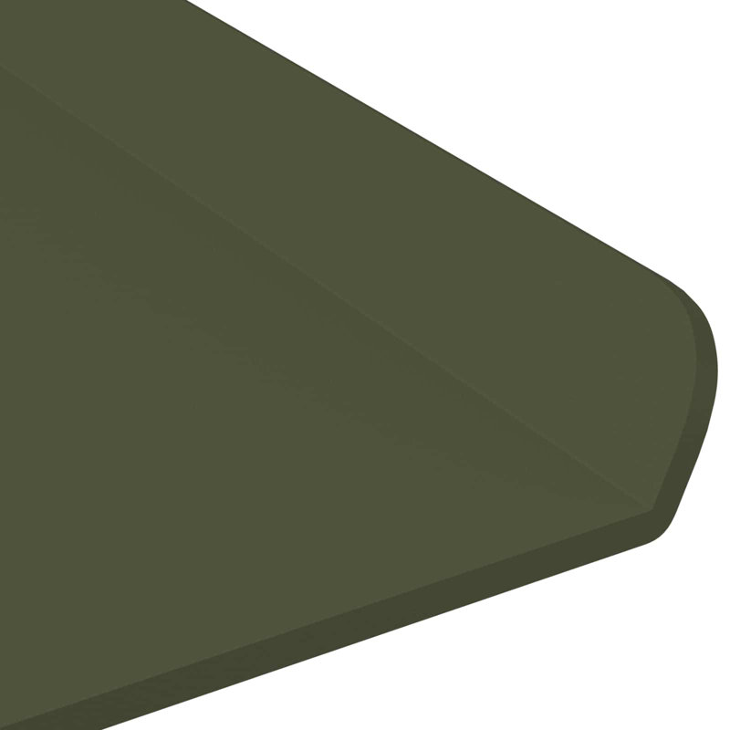 Steel Floating Shelf, Olive Green