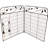 4 Pack Decorative Garden Fences and Borders for Dogs No Dig Metal Fence-890676400-836927464