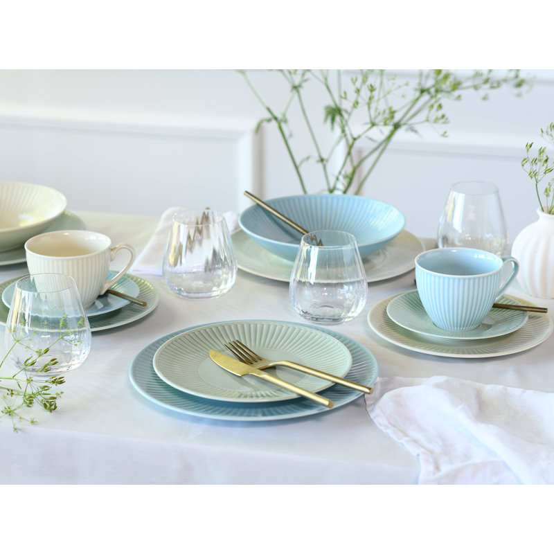 Valencia Pastell Piece Porcelain Dinnerware Set - Service for 6