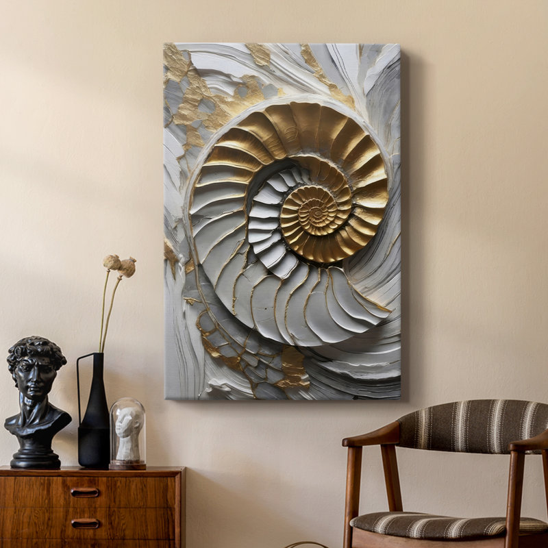 Plaster Dreams IV -Custom Wrapped Gallery Cavas