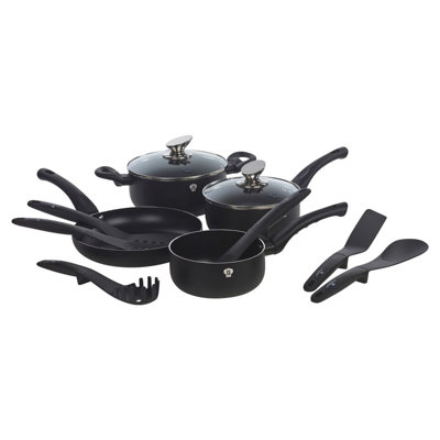 12 - Piece Pressed Aluminium Cookware Set