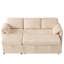 Canapé-lit rembourré 83,3 po avec rangement USB-1488358407