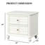 Table de chevet style bord de mer 1 pièce