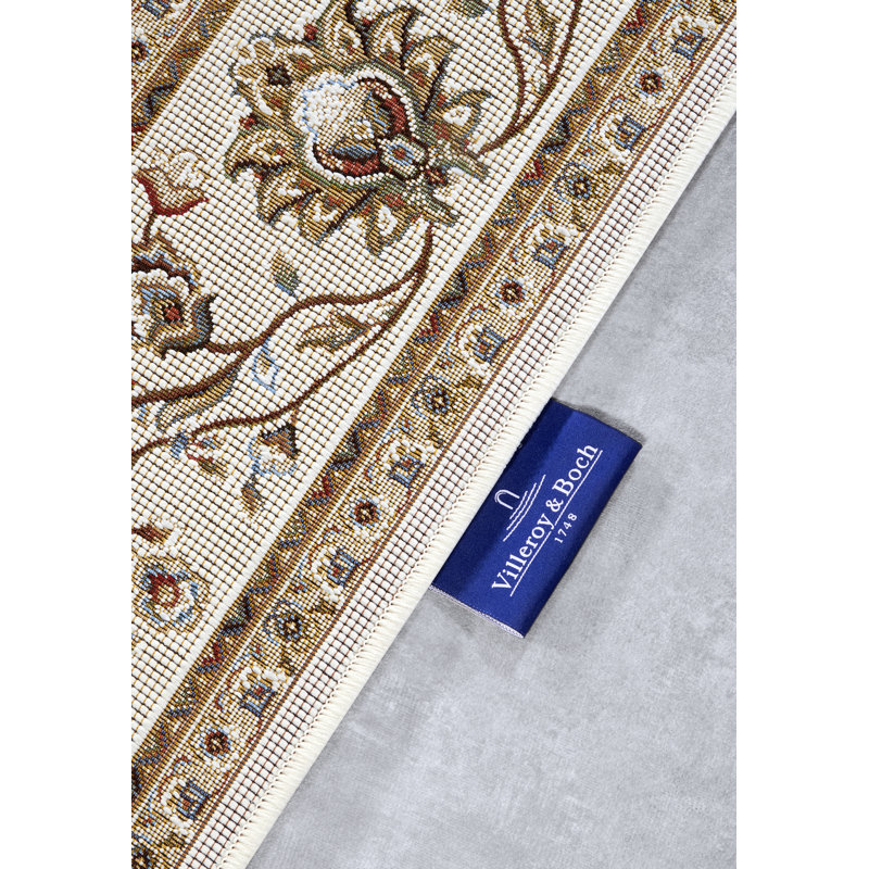 Kollektion 1767 Machine Woven Cream/Multicoloured Rug, Rectangular 160 x 235cm
