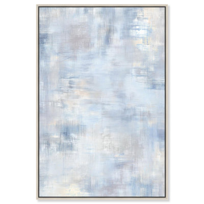 Glacial Light Weave I Canvas Print Calming Wall Art by Art Remedy