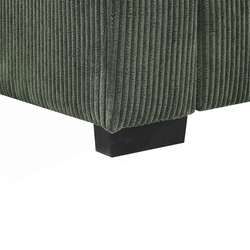Coastal Corduroy Comfort Sofa, Green