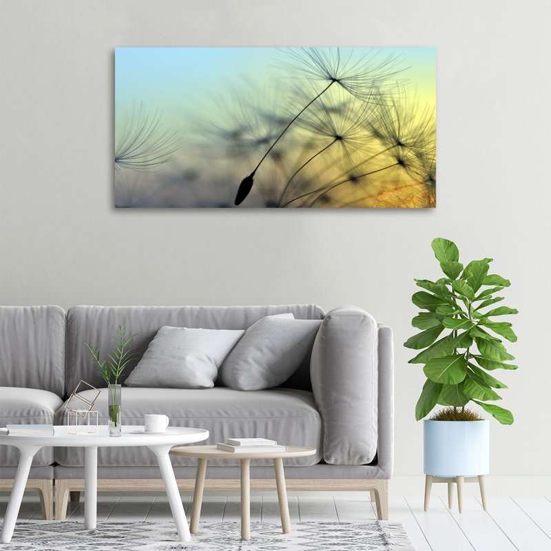 Dandelion Seeds - Print, Canvas, 50cm H x 100cm W x 2cm D