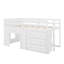 Lit mezzanine avec tiroirs et tablette-555018897