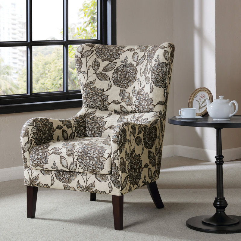 Arshveer 27.5" W Wingback Chair, Multi