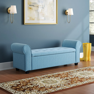 Landaverde Fabric Upholstered Storage Bench