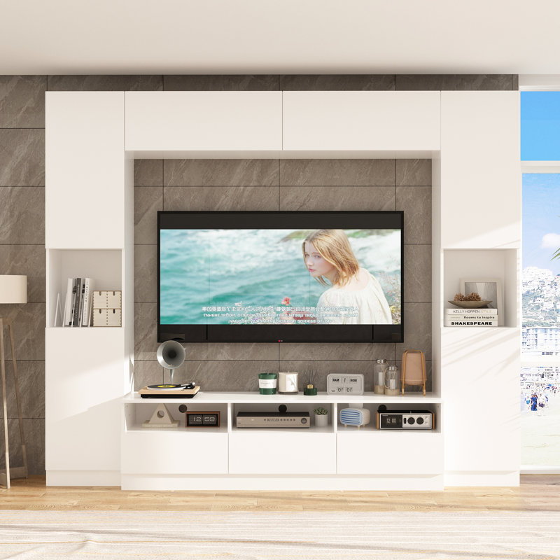Modern Entertainment Center For Tvs Up To 65"