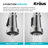 Allyn Transitional Industrial Pull-Down Single Handle Kitchen Faucet-70990998