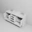 Double Bath Vanity with Carrara Marble Top-110912978