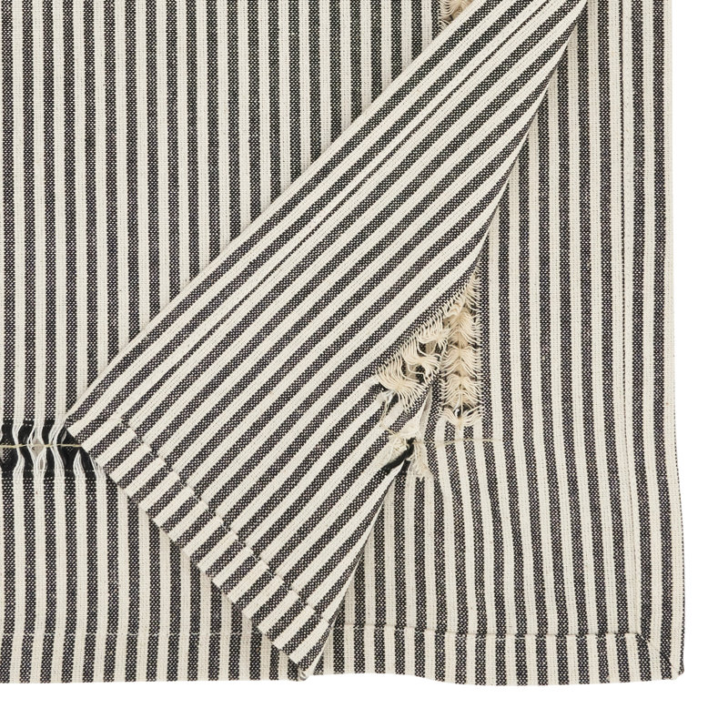 Rectangular Striped Table Runner, 108" x 16"
