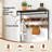 70" Freestanding Coat Rack With Shoe Rack 12 Hooks Drawer & Storage Shelf