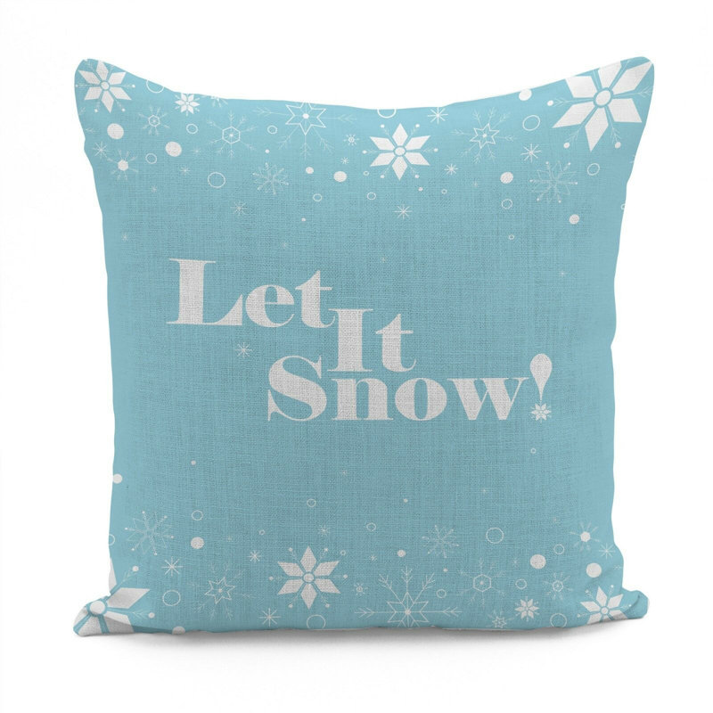 Aceves Square Cushion Cover, Aqua