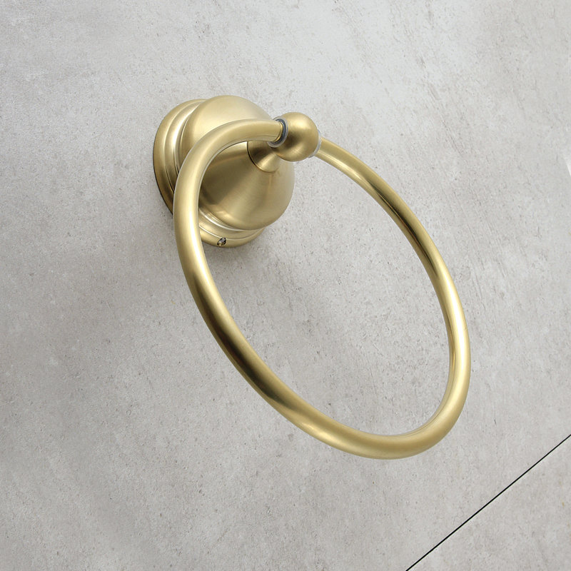 Kingston Brass Vintage Towel Ring, Brushed Brass