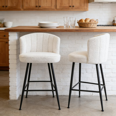 Lacorey Upholstered Counter Stool
