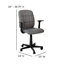 Mid-Back Quilted Vinyl Swivel Task Office Chair-1225113994-1225114004