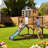 7-In-1 Wooden Playhouse With Slide & Sandbox