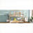Twin Over Twin Rubber Wood House Bunk Bed with Guardrails - No Box Spring, White Oak Bedroom-868401004