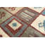 Wool Geometric Area Rug in Brown/Taupe