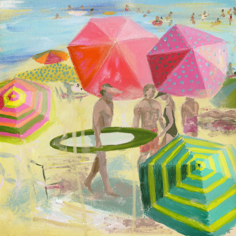 «Surfer Dudes», reproduction sur toile, H 24 po x l 24 po x P 1,5 po