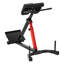 Banc d'hyperextension Roman Chair, machine d'extension réglable de 350 lb, équipement d'exercice multifonctionnel pour la glute, les muscles isothermes, le bas du dos et l'entraînement des abdos, banc de musculation pour la gymnastique à domicile