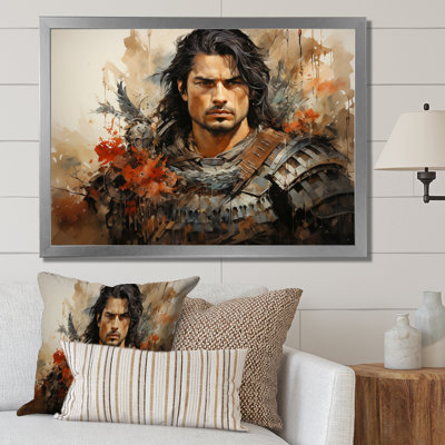 " Japon Art Samurais Warrior Portrait I "