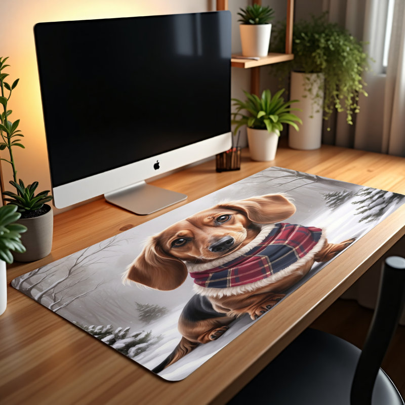 Polyester Desk Pad, 31.5x15.5