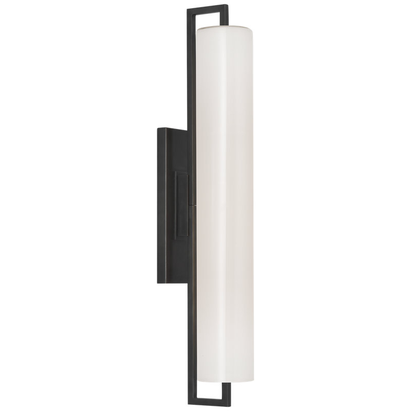 Ian K. Fowler 1 - Light LED Armed Sconce, 21" H x 3" W x 5" D, Bronze