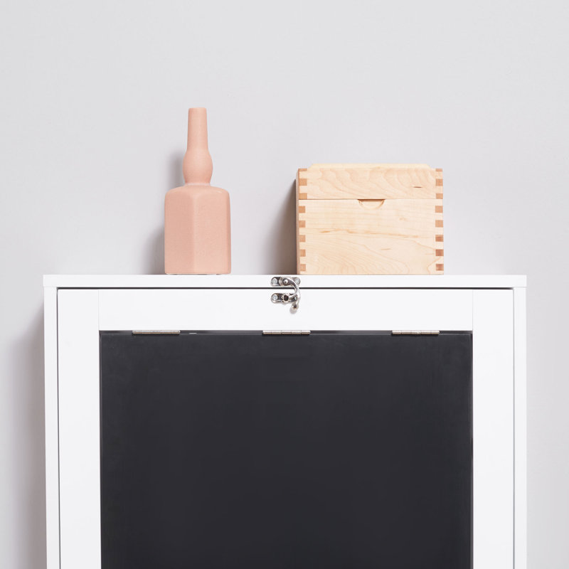 Curved MDF Steel Computer Desk