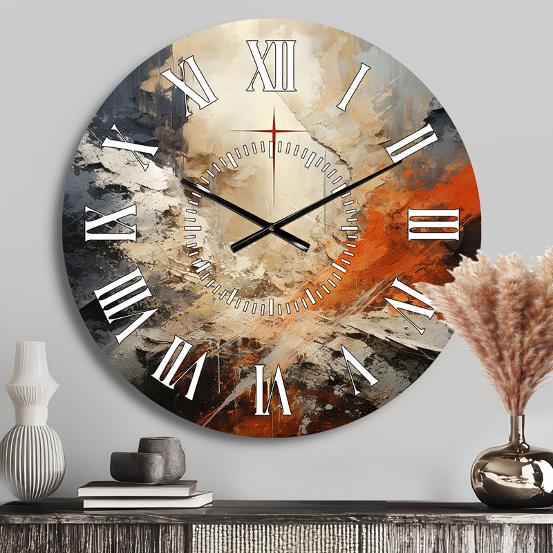 Horloge murale Minimalisme, Médium