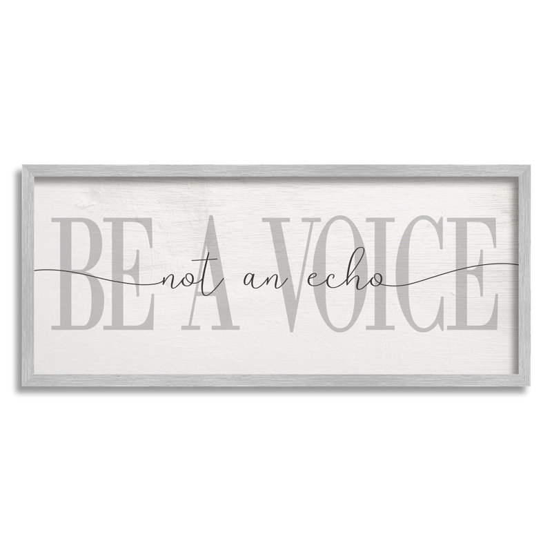 Single Picture Frame Textual Art on MDF, Farmhouse Gray Framed Giclee, 13" H x 30" W