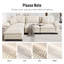 Canapé modulaire de 124 po avec repose-pieds modulaire avec repose-pieds profond et large avec accoudoirs amovibles-1548258497-1570947721