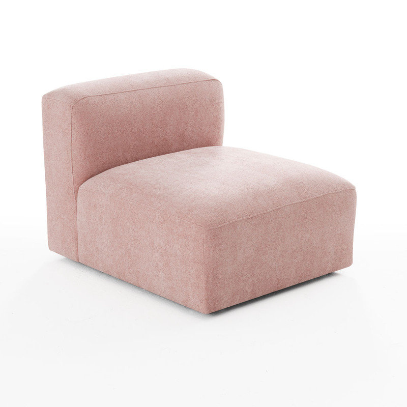 Fauteuil simple sans accoudoirs pour canapé modulaire convertible