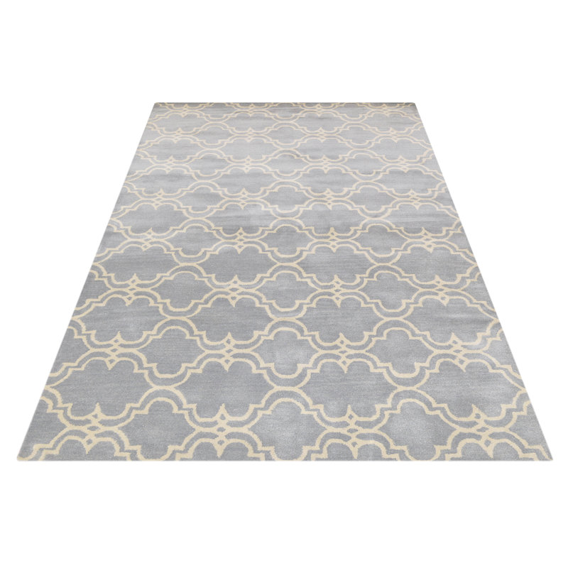 Thomason Geometric Wool Hand Tufted 153cm X 244cm Area Rug