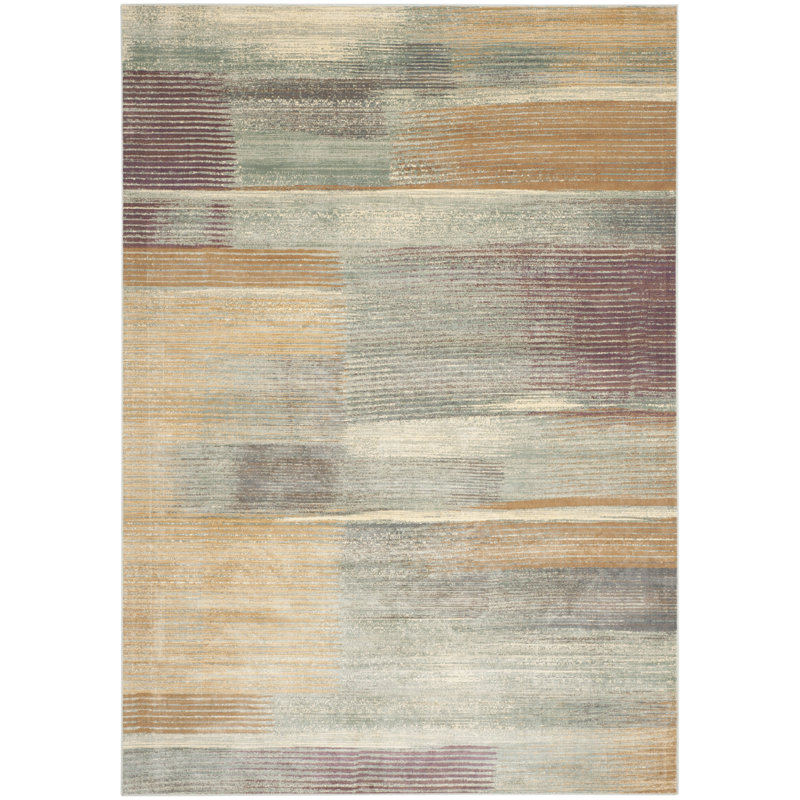 Lollie Performance Abstract Rug, Rectangle 5'3" x 7'6"