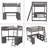 Jetmir Kids Loft Bed with Drawers-2018550720-2018550721