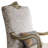 Caruthers 34'' W Armchair in Pearl & Gold