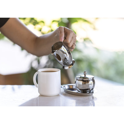 Stainless Steel Sugar and Creamer Set