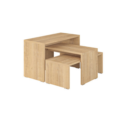 Paris 3 Piece Nest of Coffee Tables Set