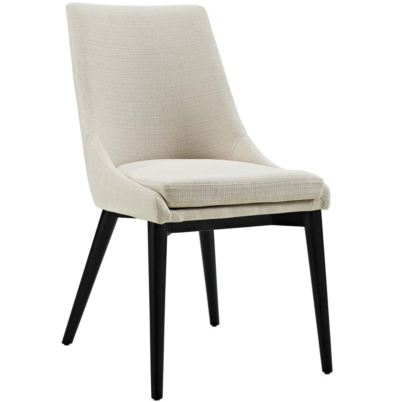 Modway Viscount Dining Chair, Beige Polyester Blend