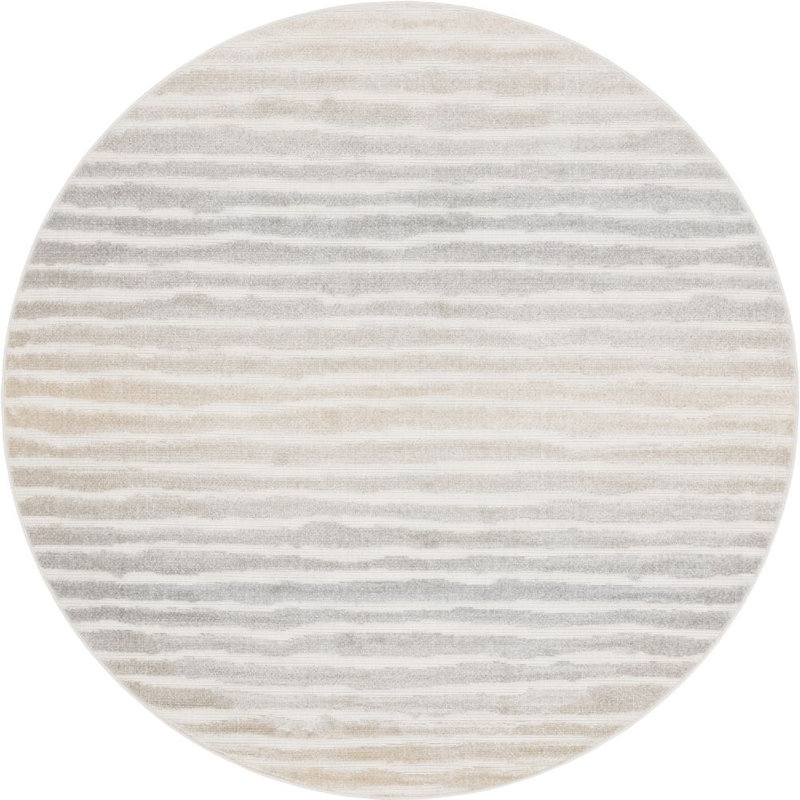 Outdoor Claudia Area Rug Steel Color, Round 8'