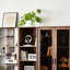 Bibliothèque pratique en bois massif de style américain