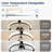 20" Ultra-Thin Flush Mount Smart Ceiling Fan with Light, Remote & App Control, 6 Speeds, Dimmable 3000K-6500K, Reversible Motor-736734074