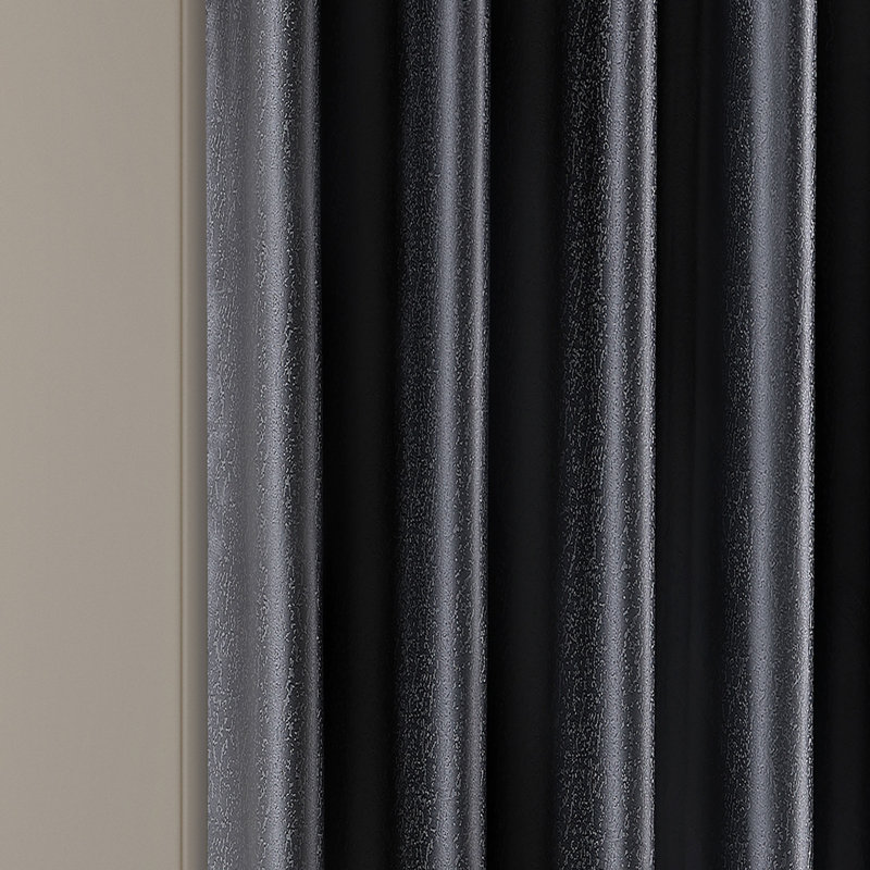 Arlesa Blackout Pair, 168 x 137cm, Charcoal