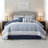 Polyester Jacquard Comforter 7 Piece Set-125290253-125290254