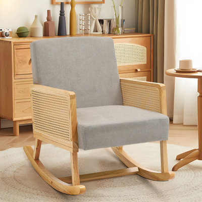 Linen Rocking Chair